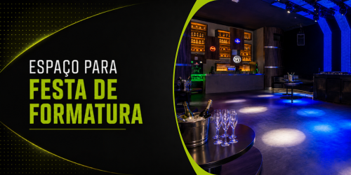 Espaço para festa de formatura em São Paulo