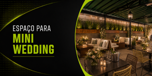 Espaço para mini wedding em São Paulo
