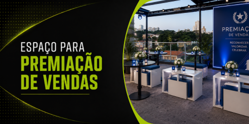 Espaço para premiação de vendas em São Paulo